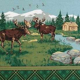 Moose Couple Pair Rustic Cabin Lodge Statues New!  
