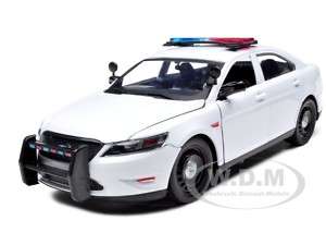 FORD POLICE CAR CONCEPT UNMARKED WHITE 1:24  