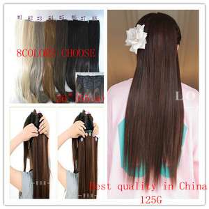 Best Long Straight Curly Onepiece Clip in Hair Extensions Accessories 