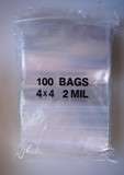 In this listing you will recieve 100 Re sealable plastic bags as 