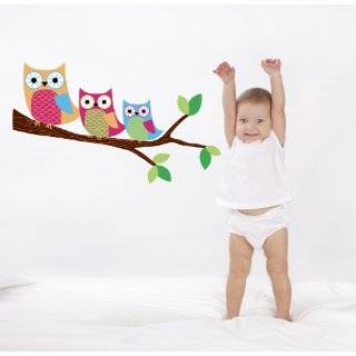 Lot 26 Studio ADD HERES Owls and Branches Wall Stickers, 12 x 24 
