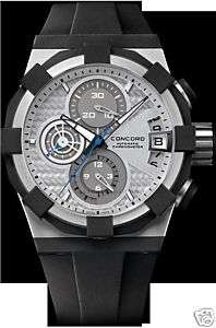 Concord C1 Silver Dial Sport Chronograph Watch 0320006  