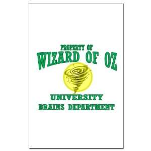  Property of Brains Logo Wizard oz Mini Poster Print by 