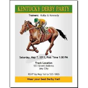 Kentucky Derby Party Invitation 2