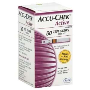  Accu Chek Test Strips, 1 Code Key 50 strips Health 