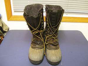 Mens Whites Snow Pack Boots size 9 14 inches tall  