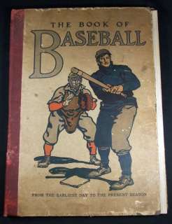 1911 The Book of Baseball First Edition Hardback Book  