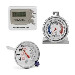 Taylor TruTemp Meat Thermometer, Oven Thermometer and Digital Timer 