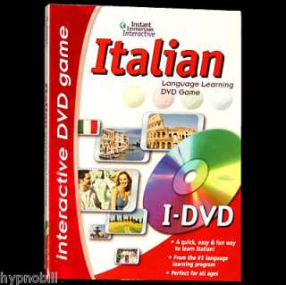 NEW Learn to Speak ITALIAN LANGUAGE Learning DVD Game  