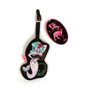  Pin Up Luggage Tag   Mermaid by Fluff: Home & Kitchen