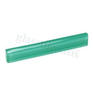  Aqua Liners Green Glass Liners Glossy Glass Tile   18095 