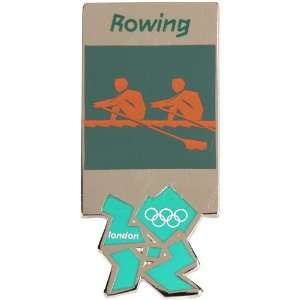  London 2012 Olympics Rowing Pictogram Pin Sports 