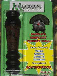   FRICTION LESS TURKEY CALL YELP EASIER THAN BOXCALL SLATE GLASS NWTF