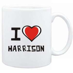 Mug White I love Harrison  Usa Cities