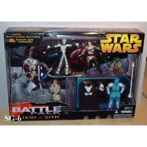 Star Wars Revenge of the Sith Jedi Vs Sith Battle Pack 5 Piece Figure 