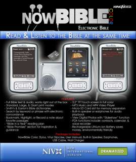 NIV NowBible Color Dramatized Audio Visual Reader Electronic Now Bible 