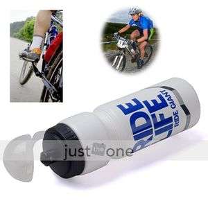 Sports Cycling Bike Bicycle Water Bottle 750ML White  