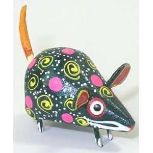  Mouse 2 Inch Oaxacan Wood Carving