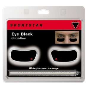  Eye Black Stickers   Write your own Message Toys & Games