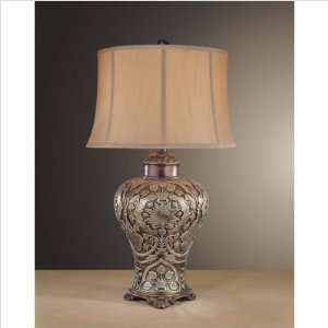 Minka Ambience 12172 0 One Light Large Table Lamp in Moroccan Bronze 