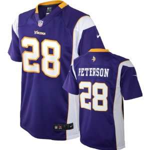 Adrian Peterson Infant Jersey: Home Purple Game Replica #28 Nike 