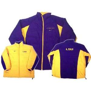 Nike LSU Tigers Purple & Gold Cover 2 Reversible Jacket:  