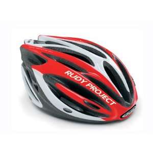  Rudy Project Ayron Road Cycling Helmet   White / Red 