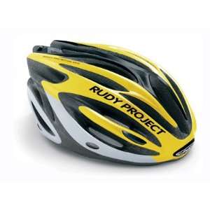 Rudy Project Ayron Road Cycling Helmet   Silver/Yellow/Black  