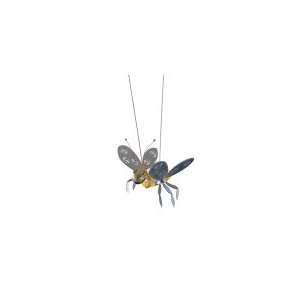   Bugs 1 Light Low Voltage Head in Chrome with Bee (Yellow) glass Home