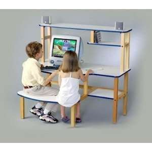  Wild Zoo Hutch for Buddy and Computer desks   white 