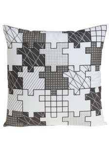 Destination Tessellation Pillow   Black, Grey, White, Dorm Decor