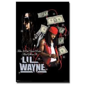  Lil Wayne (Money, Pocket) Music Poster Print