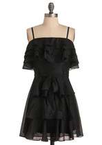 My Glitter Black Dress  Mod Retro Vintage Dresses  ModCloth