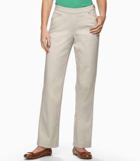 Easy Stretch Twill Pants, Side Zip: Chinos  Free Shipping at L.L.Bean