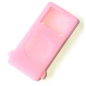  iPod Nano Glow in Dark Silicone Case Skin (Pink 