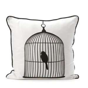  ferm LIVING Large Birdcage Silk Pillow