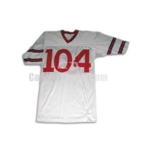   White No. 104 Team Issued Cornell Football Jersey: Sports & Outdoors