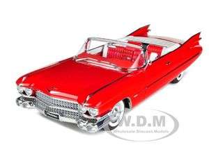 CADILLAC SERIES 62 CONVERTIBLE BRIGHT RED 1:18 DIECAST MODEL BY 