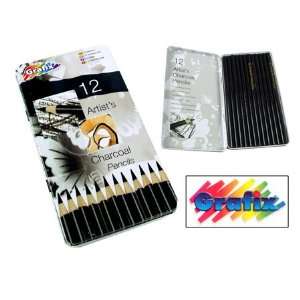    Grafix (Grafix) 12 Artist Charcoal Pencils