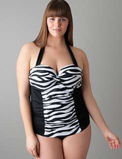 Home Swimwear mix & match Zebra swim tank balconette & bottom