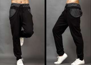   harem Low crotch pants baggy pnts trousers mixed color 4size  