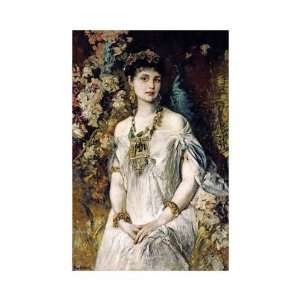  Hans Makart   Woman In In Egyptian Costume Giclee
