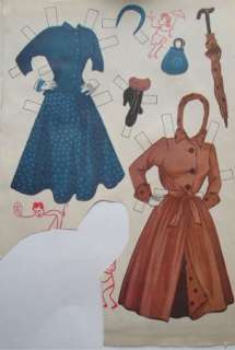 1953 Lucille Ball and Desi Arnaz Paper Doll Set I Love Lucy Whitman 