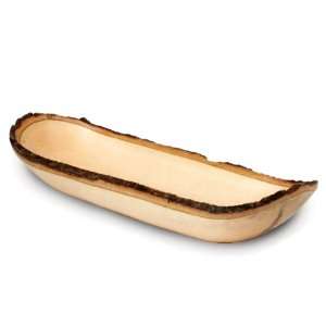  Enrico 2836A Large Mango Wood Canoe Tray