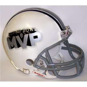 Super Bowl MVP Riddell Mini Football Helmet: Sports 