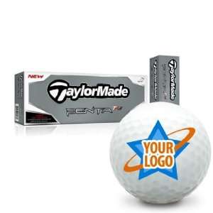  Taylor Made Penta TP 3 Logo Golf Balls: Sports & Outdoors