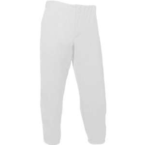   Womens/Girl Double Knit Low Rise Pants WHITE YXL: Sports & Outdoors