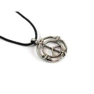  Doves of Peace Pendant with Corded Necklace Jewelry