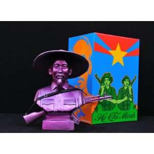 Ho Chi Minh Bust   Metallic Purple Vinyl  Toys & Games  