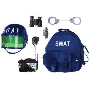   By BuySeasons Gear to Go   SWAT Adventure Play Set / Black   One Size